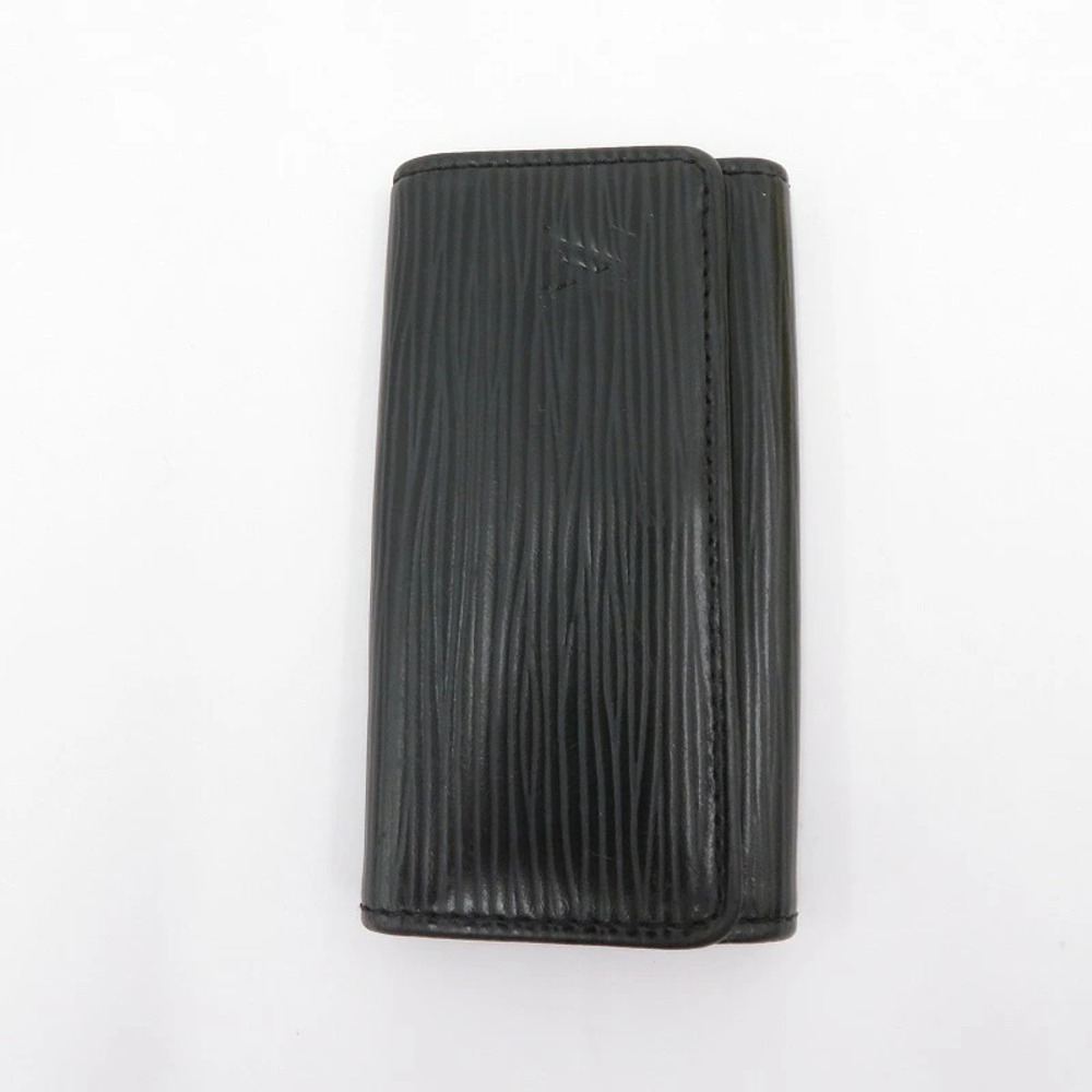 LOUIS VUITTON Epi Multicles Key Case Wallet Black